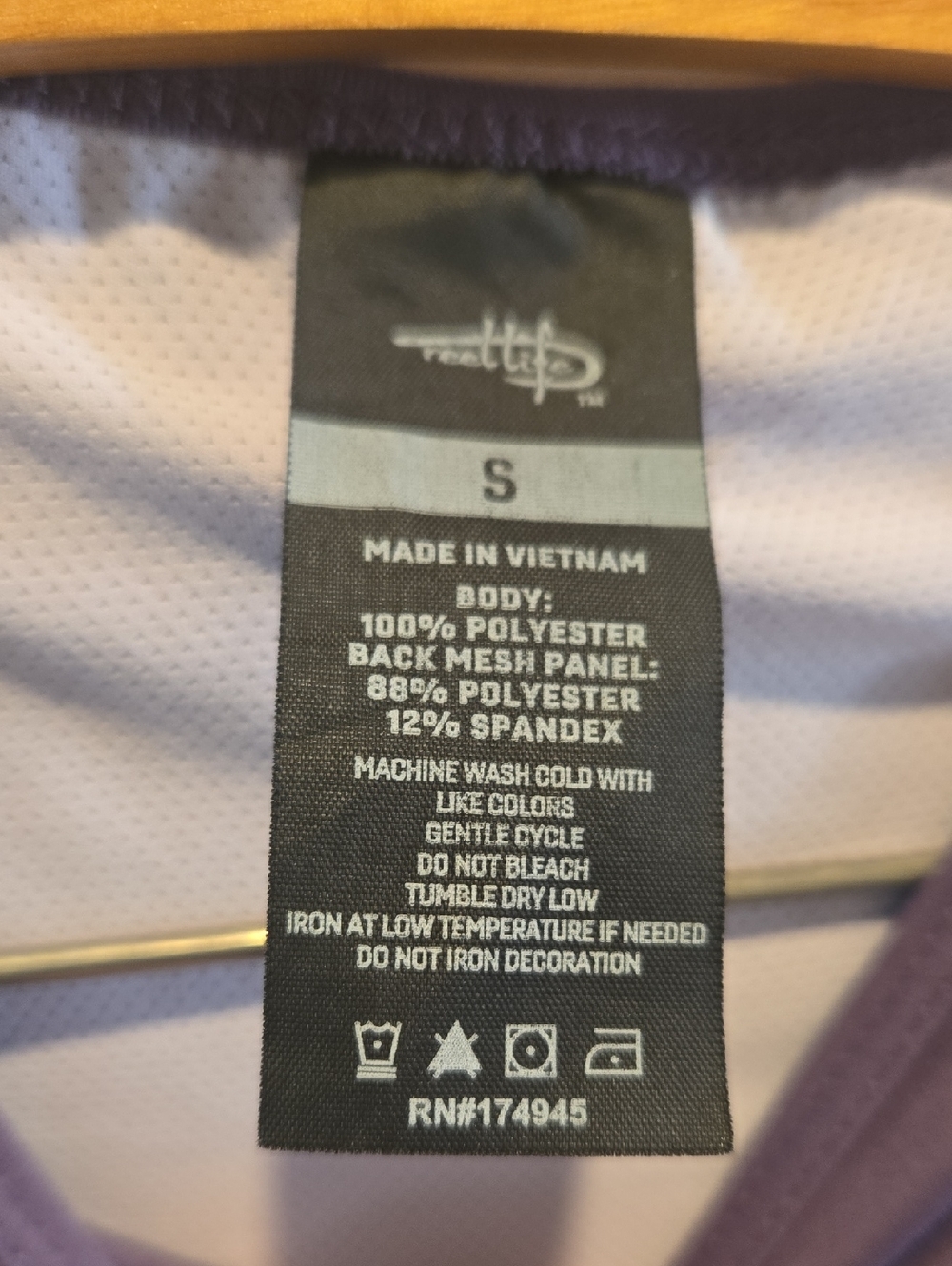 Reel Life Purple Split Back Beach Tee - Picture 2 of 10